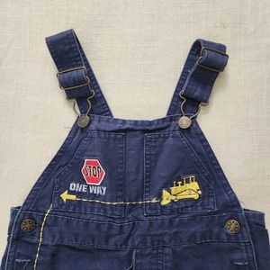 Vintage Construction Overalls 2t